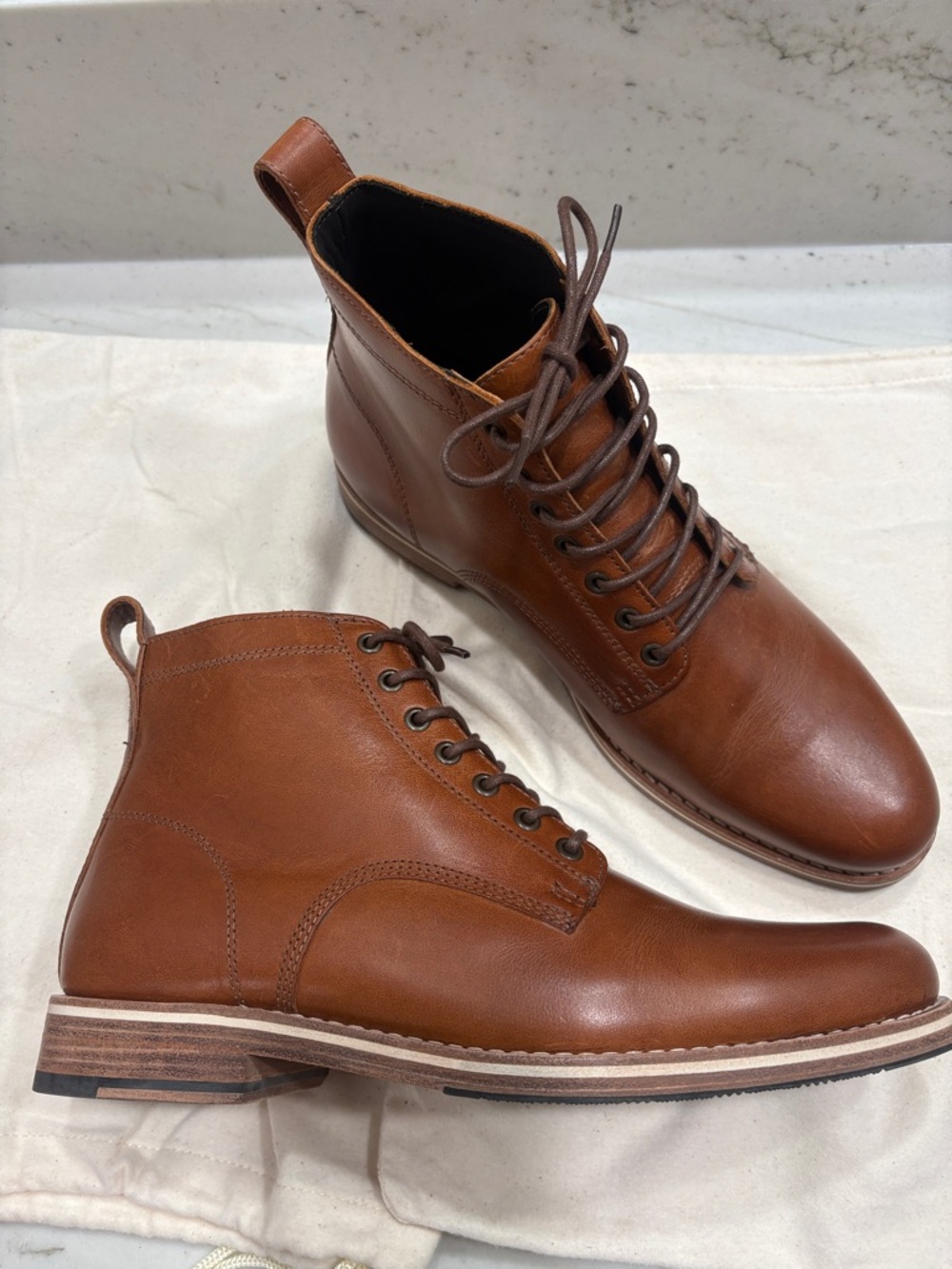 Helm Zind Teak Balthazar Leather Boots 11.5D - Worn Once!